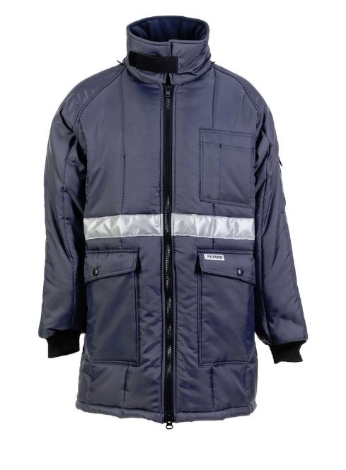 Planam 5121 Cold Sorage Parka navy, red lining