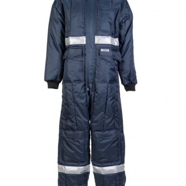 Planam 5124 Cold storage work overall navy inner lining red S-3XL