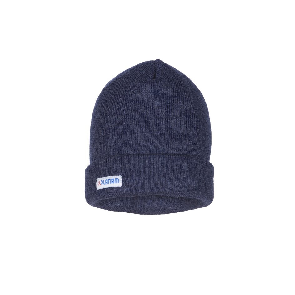 Planam 6035 Winter Thinsulate hat with turn-up brim navyblue