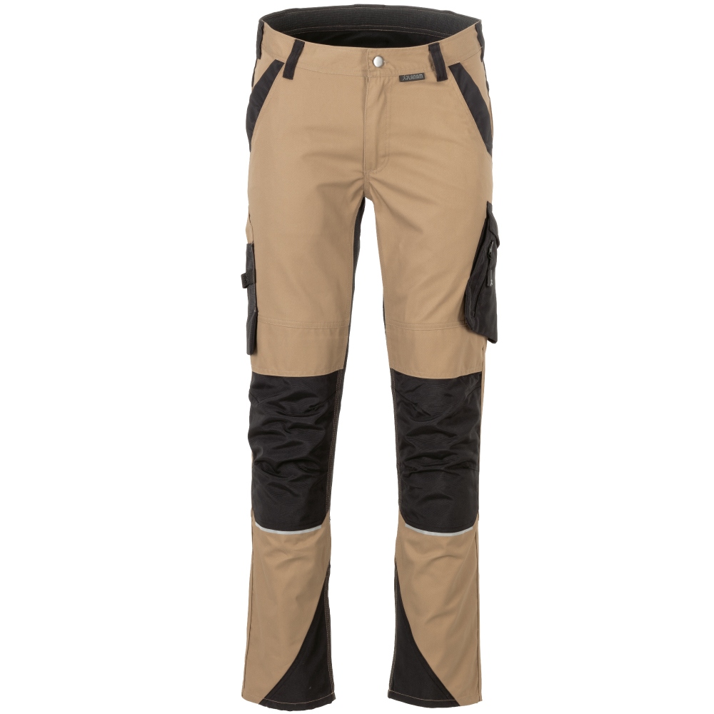 Planam 6403 NORIT Men's work trousers sand-black