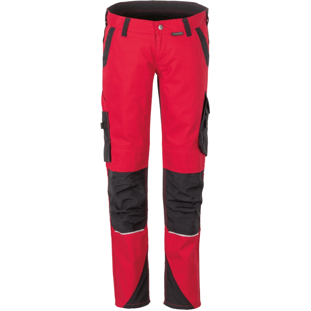 Planam 6417 NORIT Women's trousers red-black