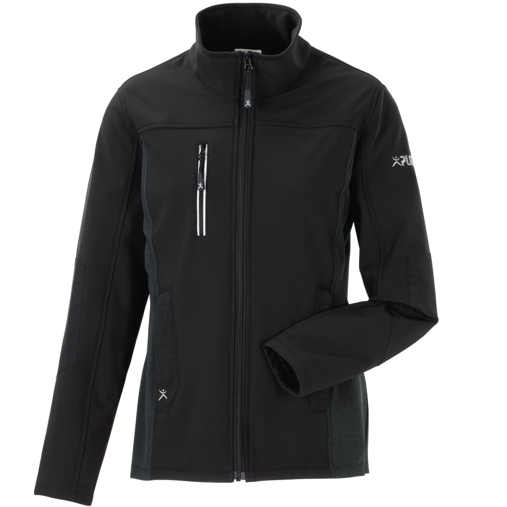 Planam 6445 Norit Pure Softshell jacket woman black 34 - 54