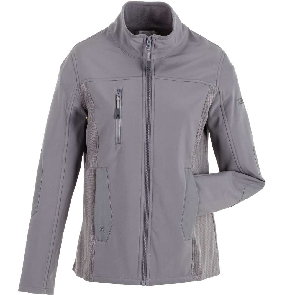 Planam 6447 Norit Pure Softshell jacket woman lightgrey 34 - 54