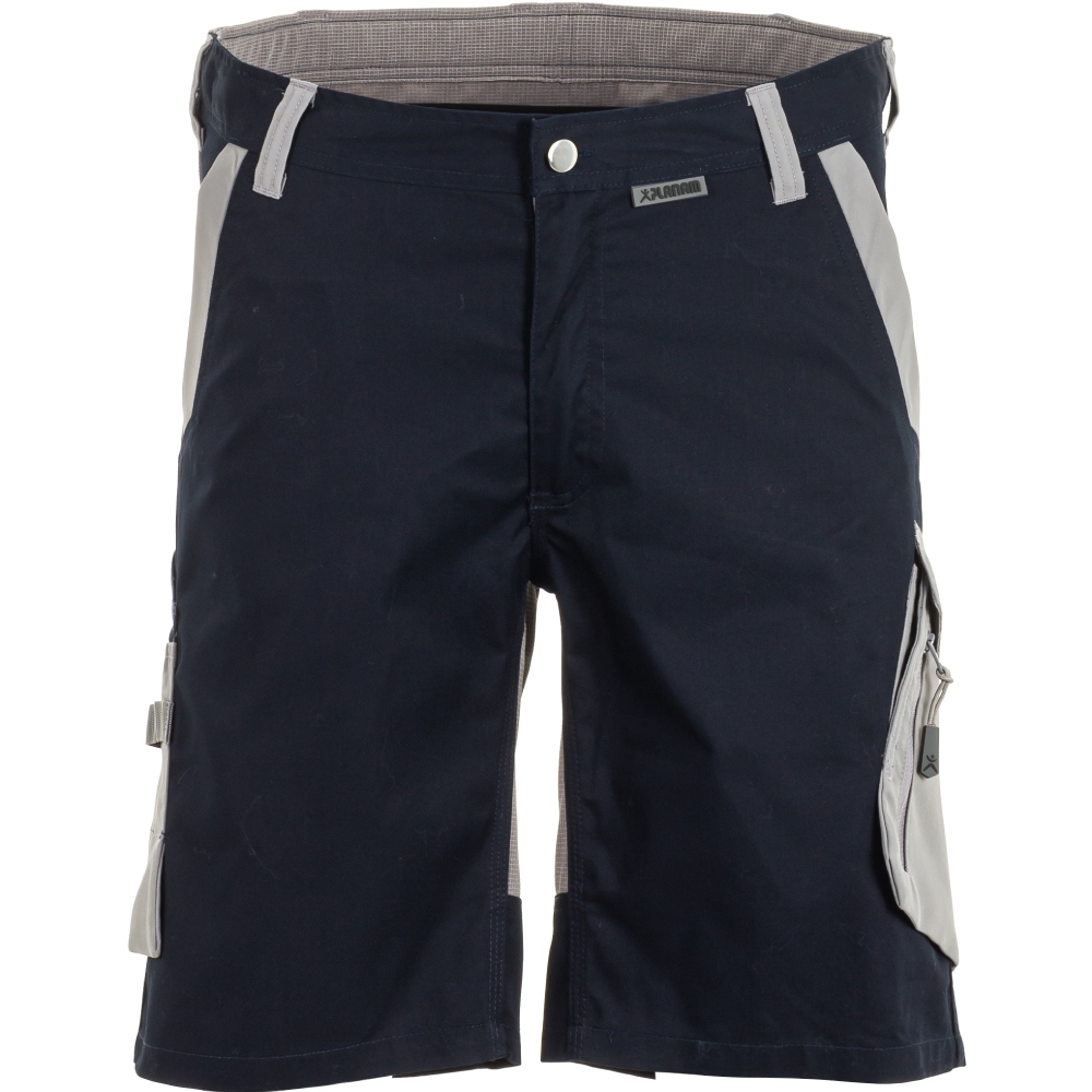 Planam 6459 NORIT Men's work shorts modern black blue/lightgrey
