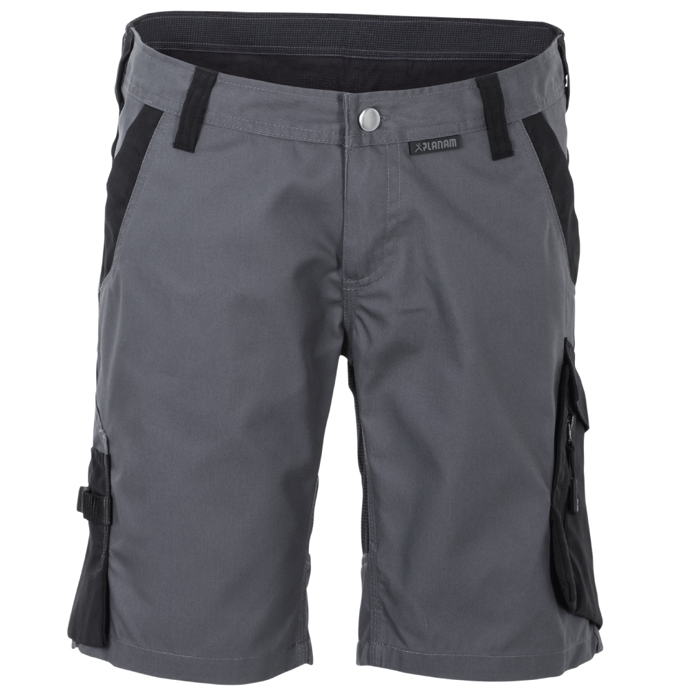 Planam 6461 NORIT Women's work shorts, modern gray/black XS-4XL