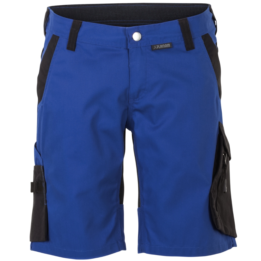 Planam 6462 NORIT Women's work shorts, modern royal blue/black XS-4XL