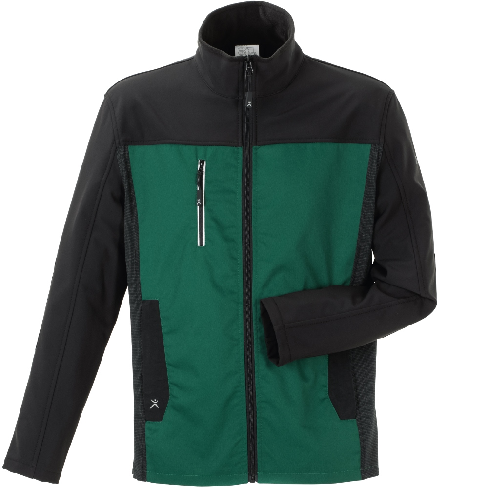 Planam 6504 Norit Men's softshell jacket green/black 24 - 110