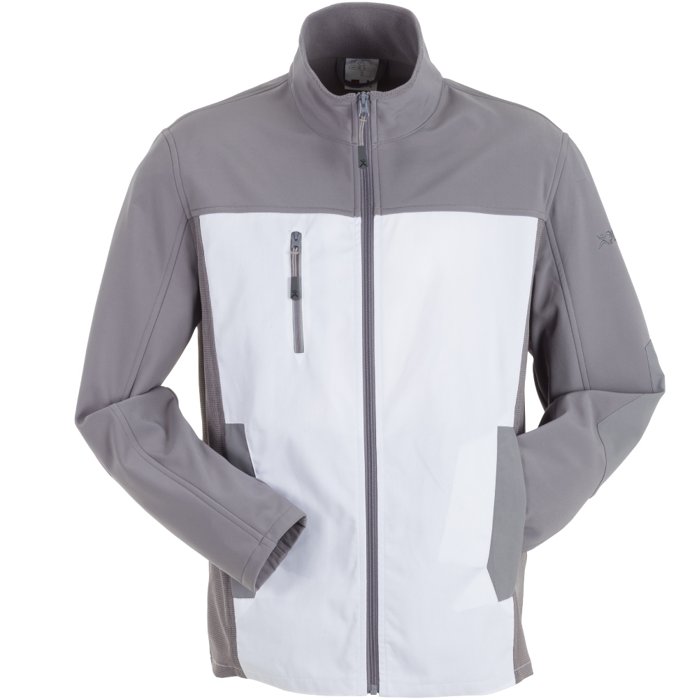 Planam 6508 Norit Men's softshell jacket white/lightgrey 24 - 110