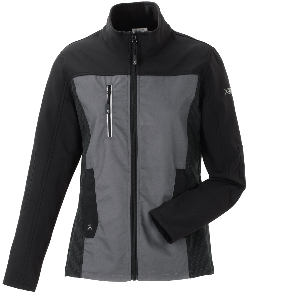 Planam 6511 NORIT Womens Softshell jacket darkgrey/black 34 -  54