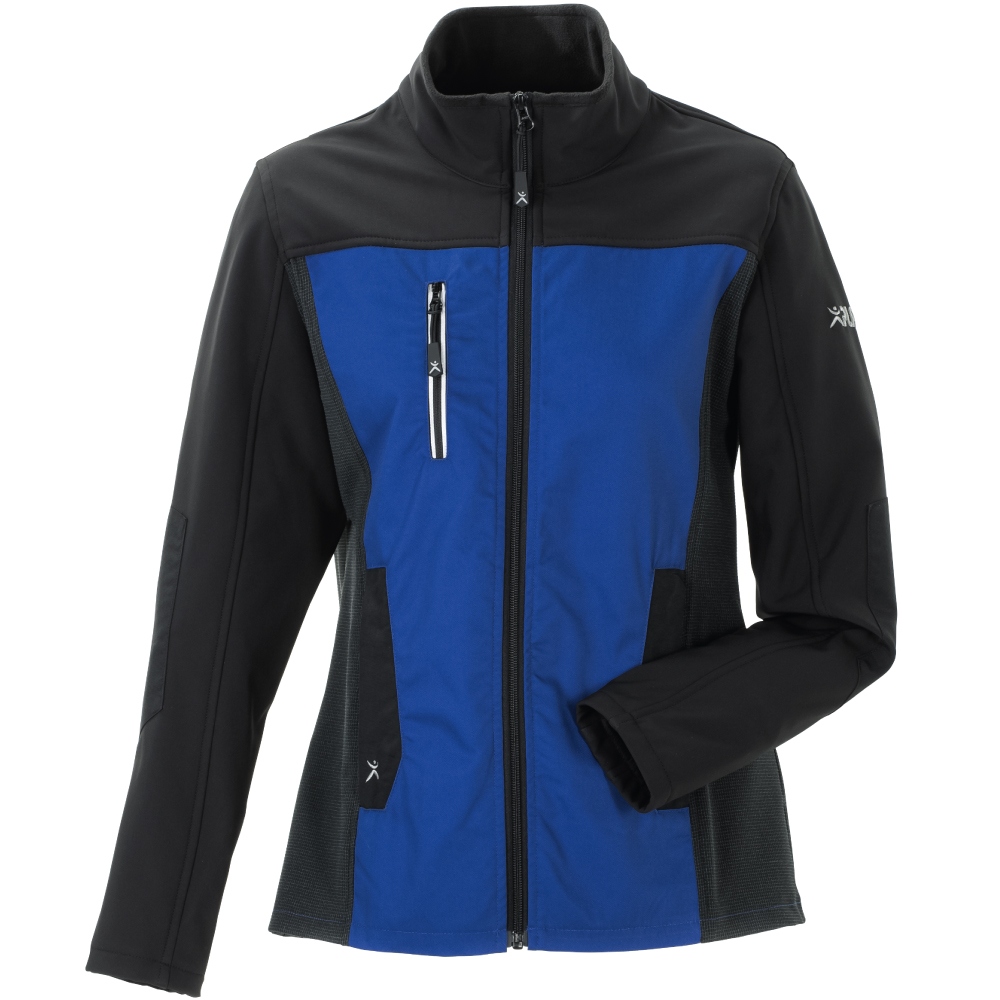 Planam 6512 NORIT Womens Softshell jacket royalblue/black 34 - 54