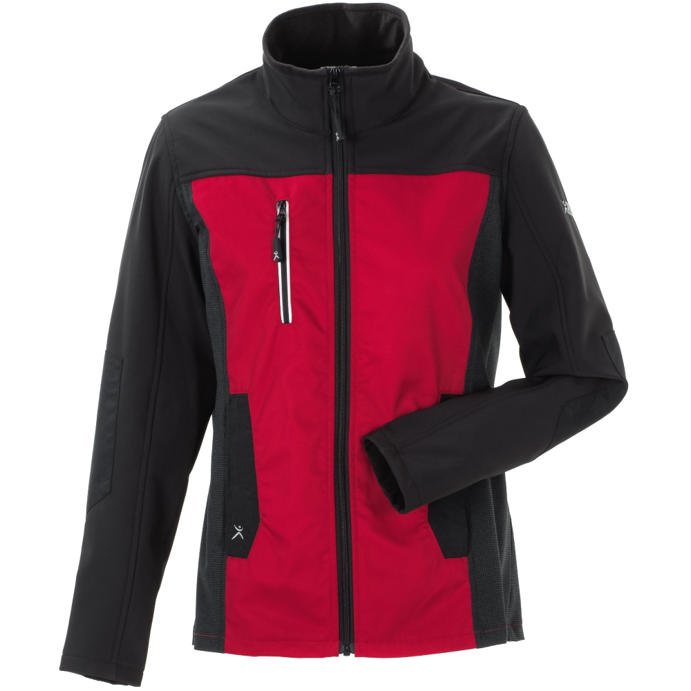 Planam 6517 NORIT Womens Softshell jacket red/black 34 -  54
