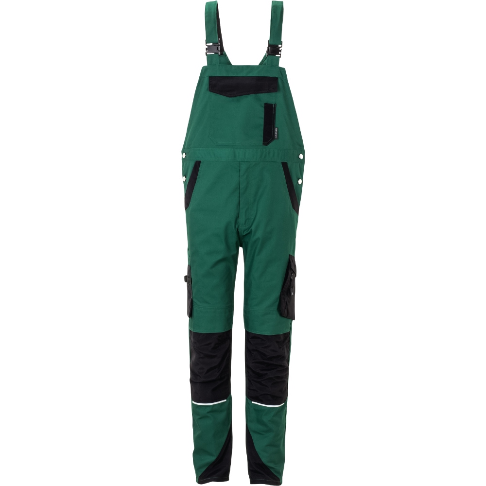 Planam 6524 Norit Men's work dungarees green/black 24 - 110