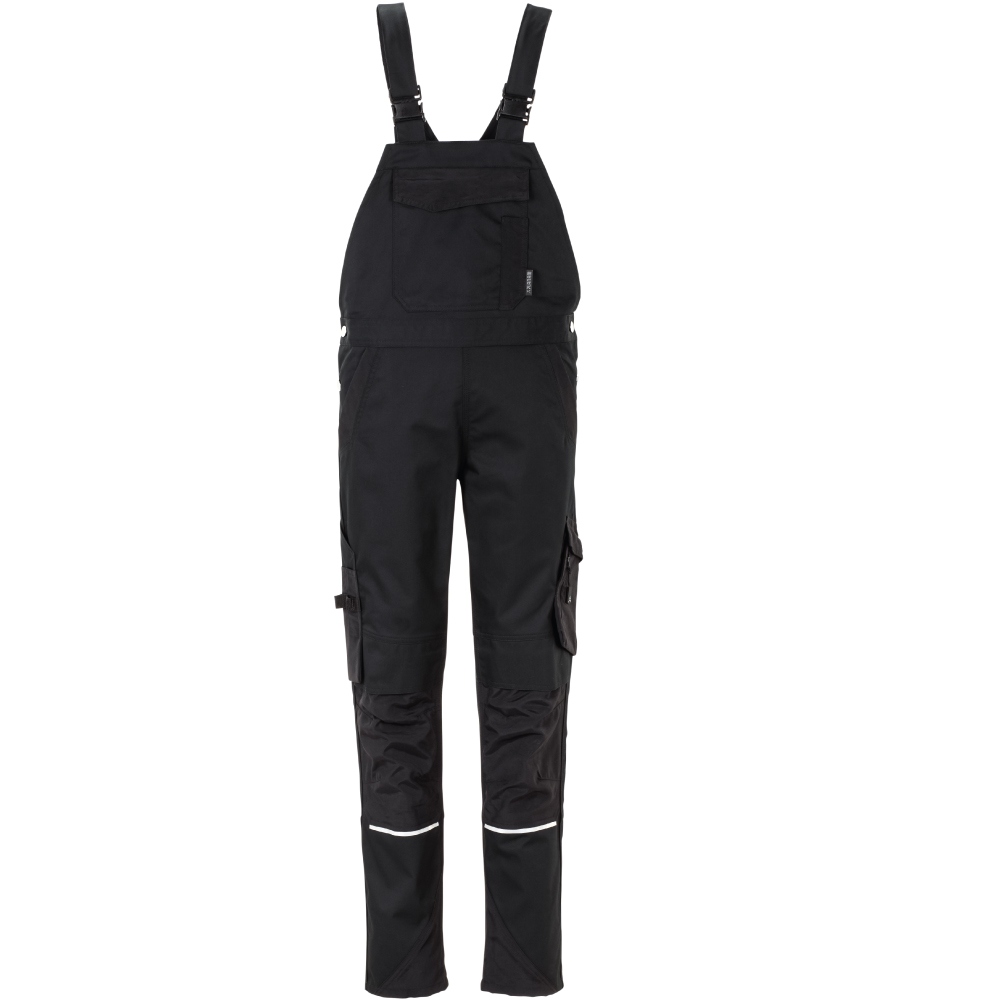 Planam 6530 Norit Women's work dungarees black 34 - 54