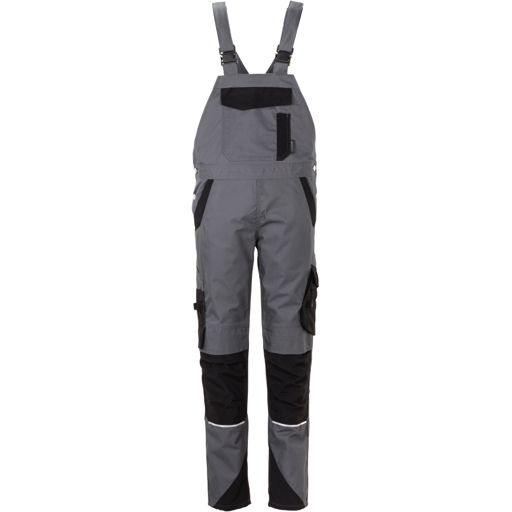 Planam 6531 Norit Women's work dungarees darkgrey/black 34 - 54