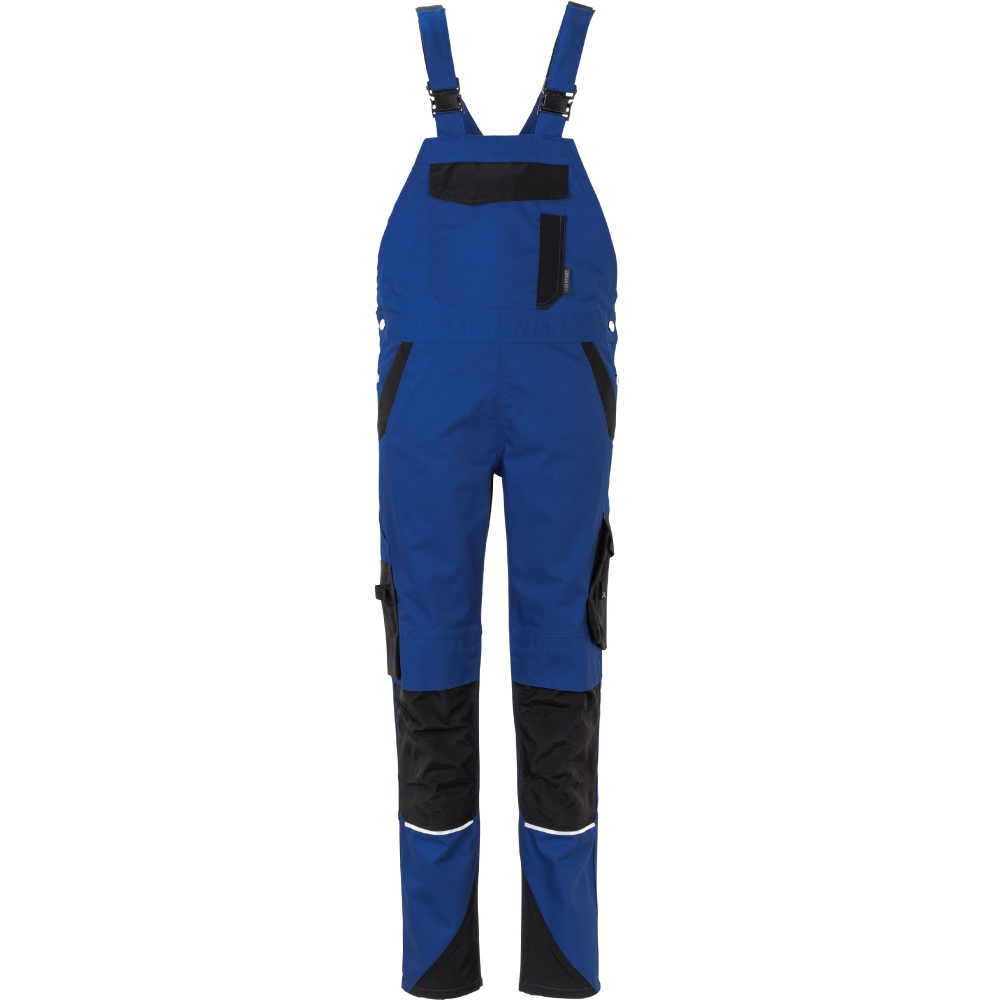 Planam 6532 Norit Women's work dungarees royalblue/black 34 - 54
