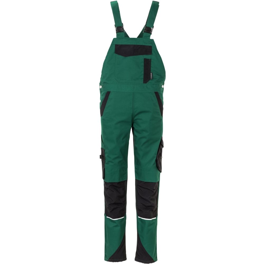 Planam 6534 Norit Women's work dungarees green/black 34 - 54