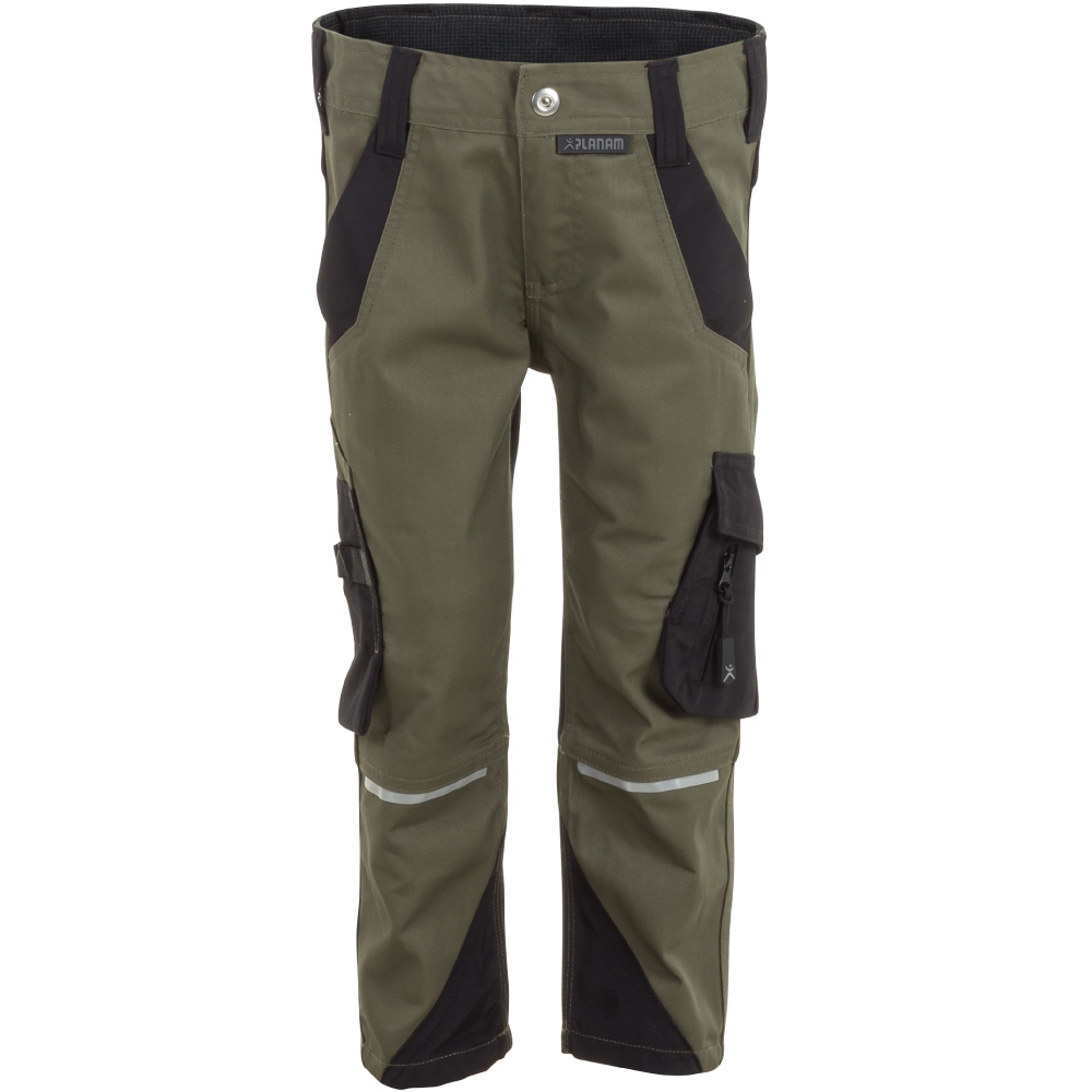 Planam 6545 Norit Boys work trousers olive/black
