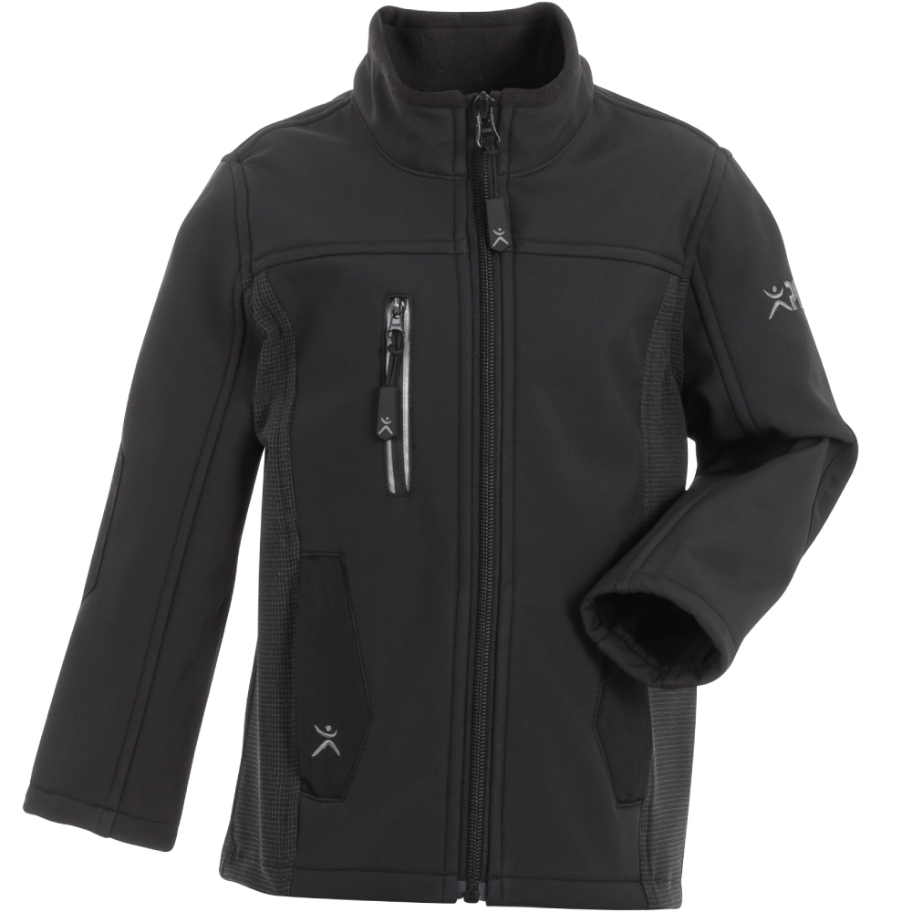 Planam 6550 Kids Softshell jacket black