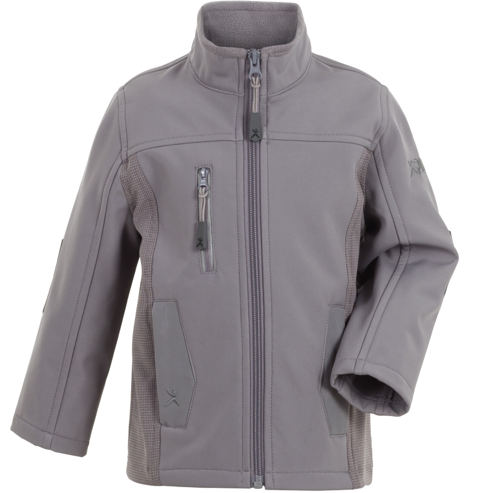Planam 6557 Kids Softshell jacket light gray