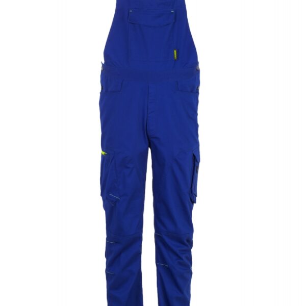 Planam 6623 Stretchline Men's work dungarees royal blue 24 - 110