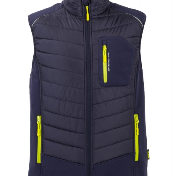 Planam 6692 Stretchline Mens quilted work vest navy XS-4XL