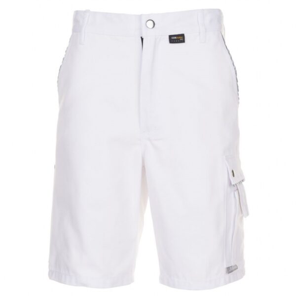 Planam 2172 CANVAS 320 Work shorts breathable white S-XXXL