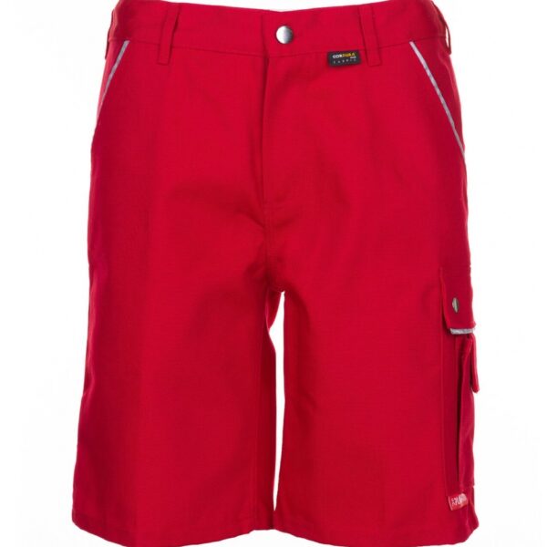 Planam 2177 CANVAS 320 Work shorts breathable red S-XXXL