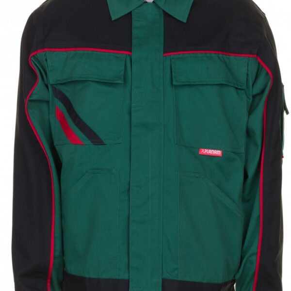 Planam 2315 Highline Practical work jacket green 5 pockets XS-4XL