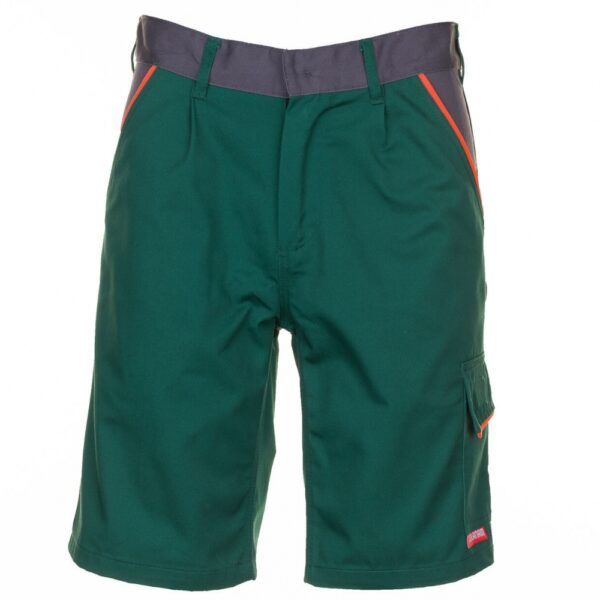 Planam 2472 VISLINE Work shorts light, green/orange/gray XS-4XL