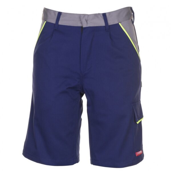 Planam 2473 VISLINE Work shorts light, navy/yellow/gray XS-4XL
