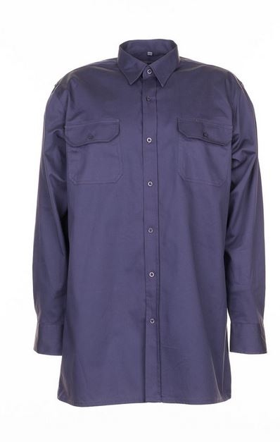 Planam 0406 Twill shirt long sleeve grey