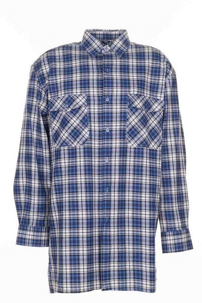 Planam 0450 Flanell shirt 2001 blue checked
