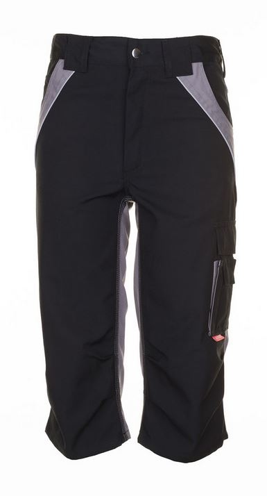 Planam 2550  3/4 Trousers black/zinc