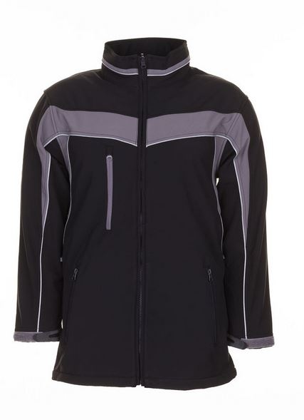 Planam 2700 Softshell Jacket black-zinc