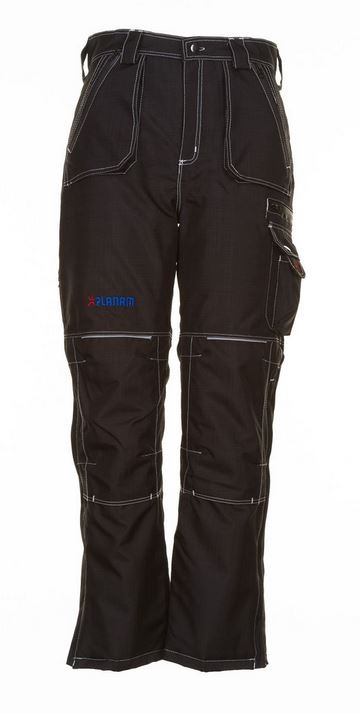 Planam 3385 BASALT Winter Trousers black