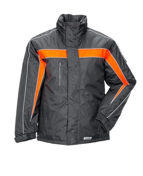 Planam 3603 Cosmic Jacket anthracite/orange