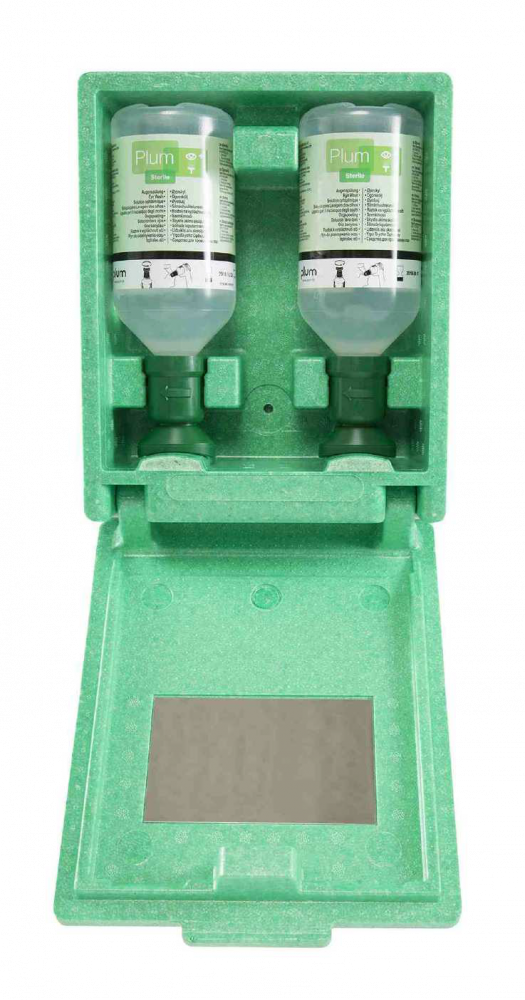 PLUM Eyes Wash Station set with 2x500ml bottles
