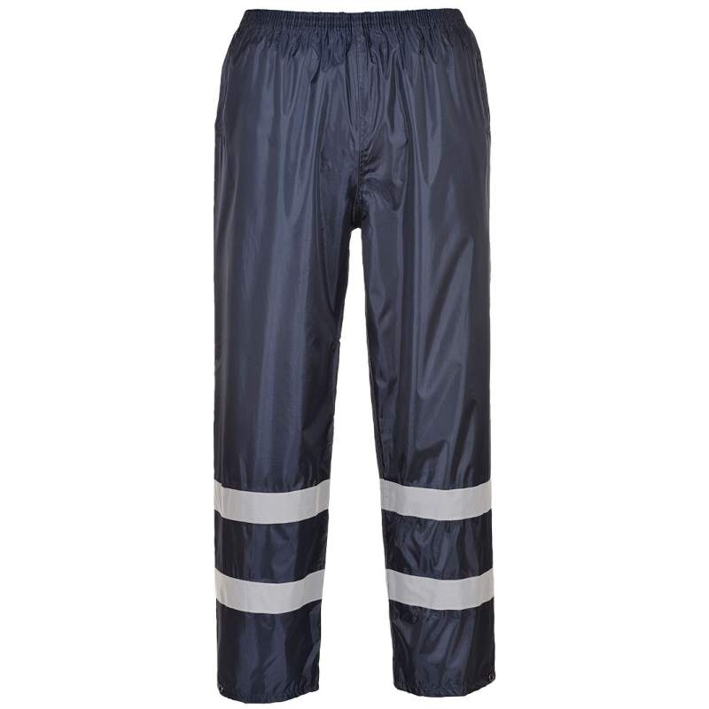 Portwest F441 rain pants IONA with safety stripes marine navy