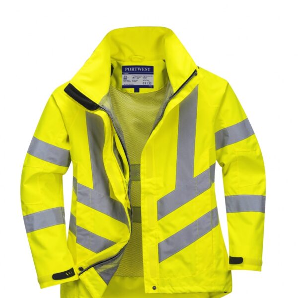 PORTWEST LW70 Women's High visibility jacket class 3 yellow XS-3XL
