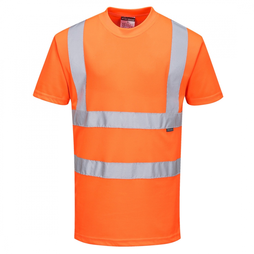 Modern look High visibility T-Shirt Orange XS-5XL Portwest RT23 RIS