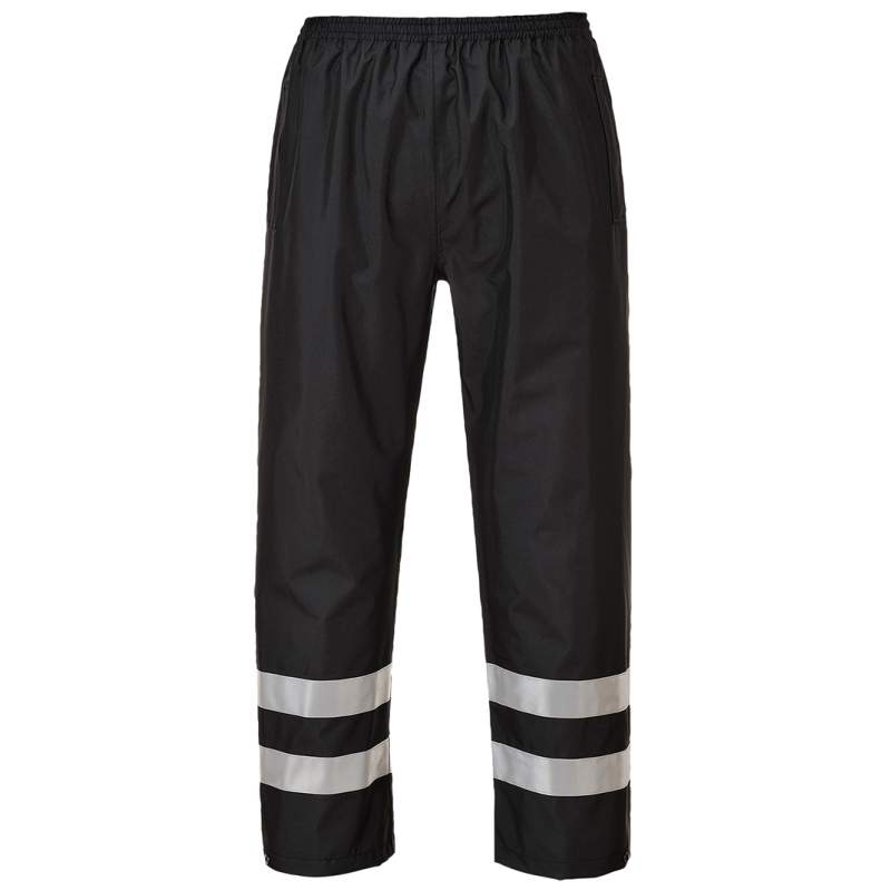 Portwest S481 rain pants IONA Lite with safety stripes black