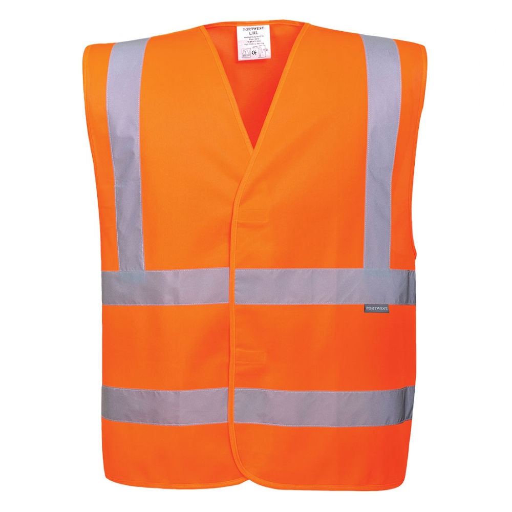 Portwest C470 High visibility vest with reflective tape orange S - 7XL
