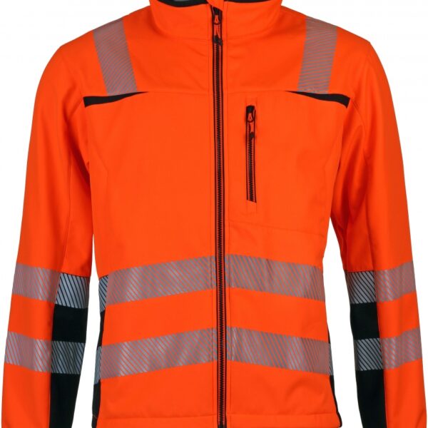 Prevent® PTW-SN-68 High visibility Softshell jacket orange