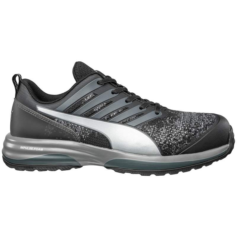 PUMA CHARGE BLACK LOW Safety boots black/grey S1P ESD HRO SRC
