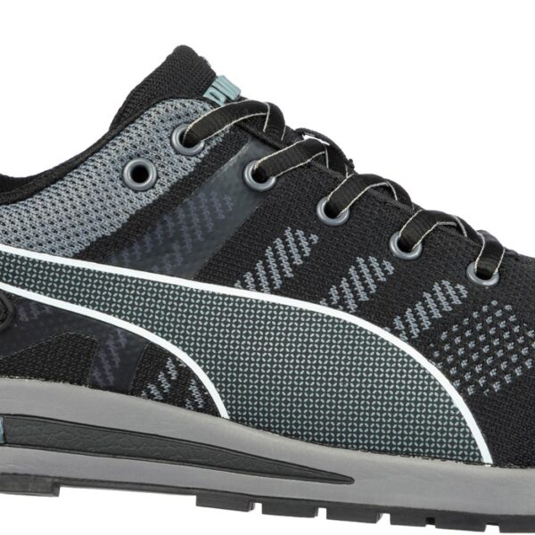 Puma 643160 ELEVATE KNIT BLACK LOW safety shoes S1P ESD HRO SRC