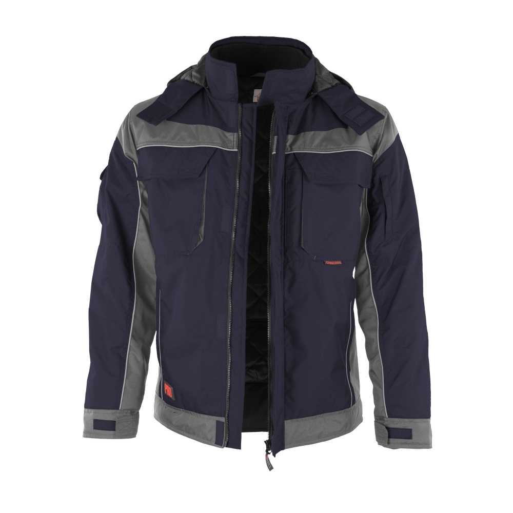 Qualitex 203046 PRO winter jacket marine-grey