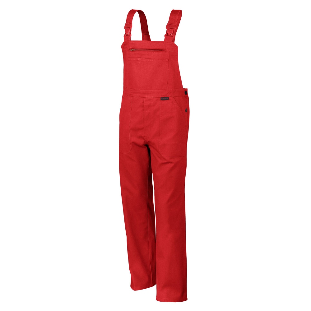 Qualitex Classic 61937D2 work dungarees Red