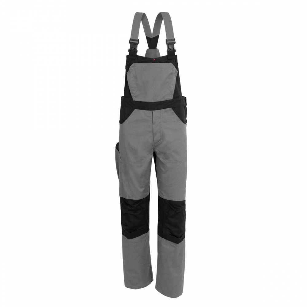 Qualitex 61937QX7 X-SERIE Men's working dungarees gray/black