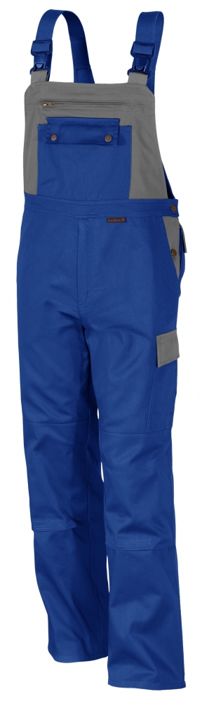 Qualitex Image 61937C4 work dungarees Blue-grey