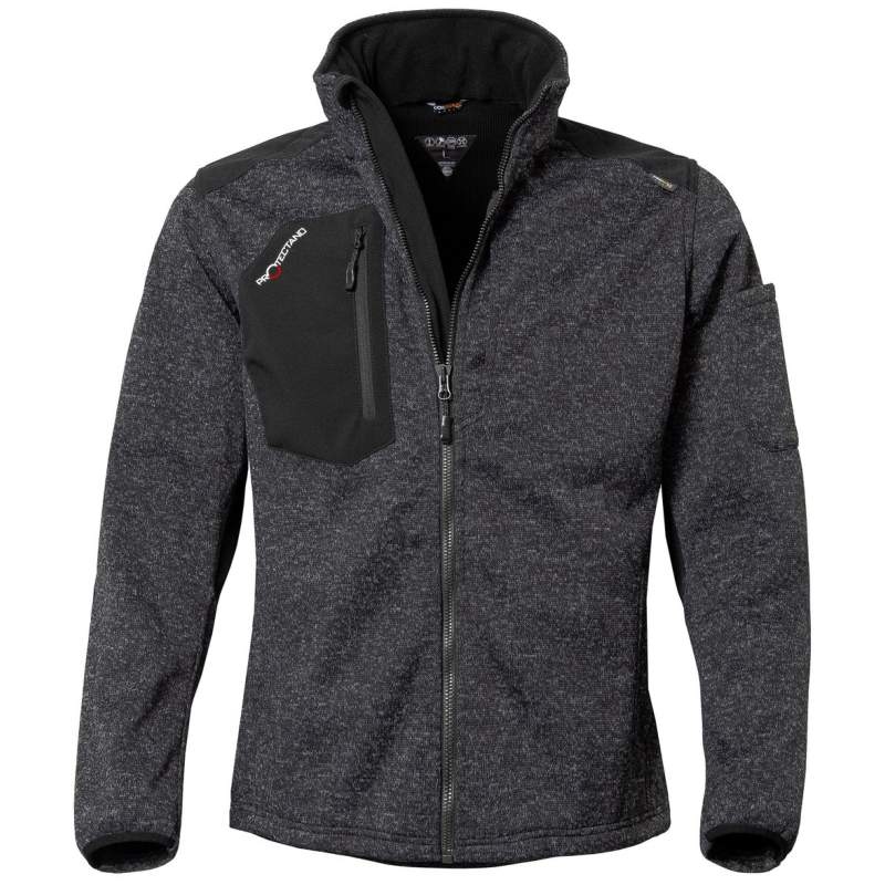 QUALITEX VGCA405 Protectano knitted fleecejacket black